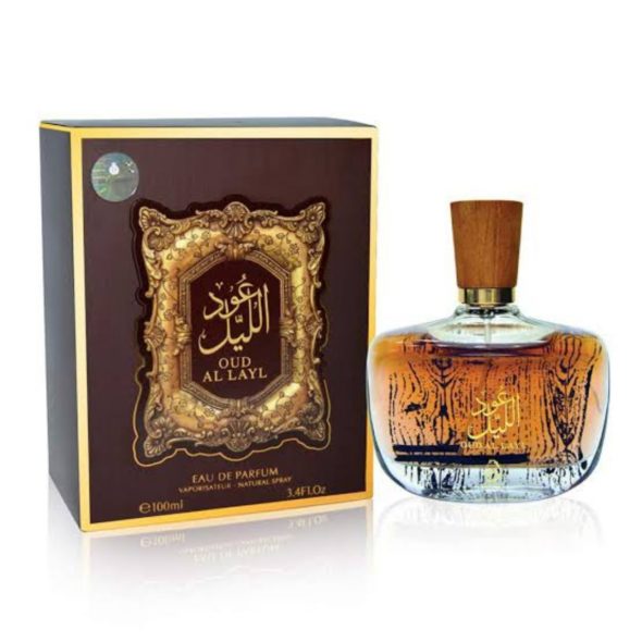 Oud Al Layl By Arabiyat EDP – Deep Oud, Amber and Rose | 24 hours lasting guarantee