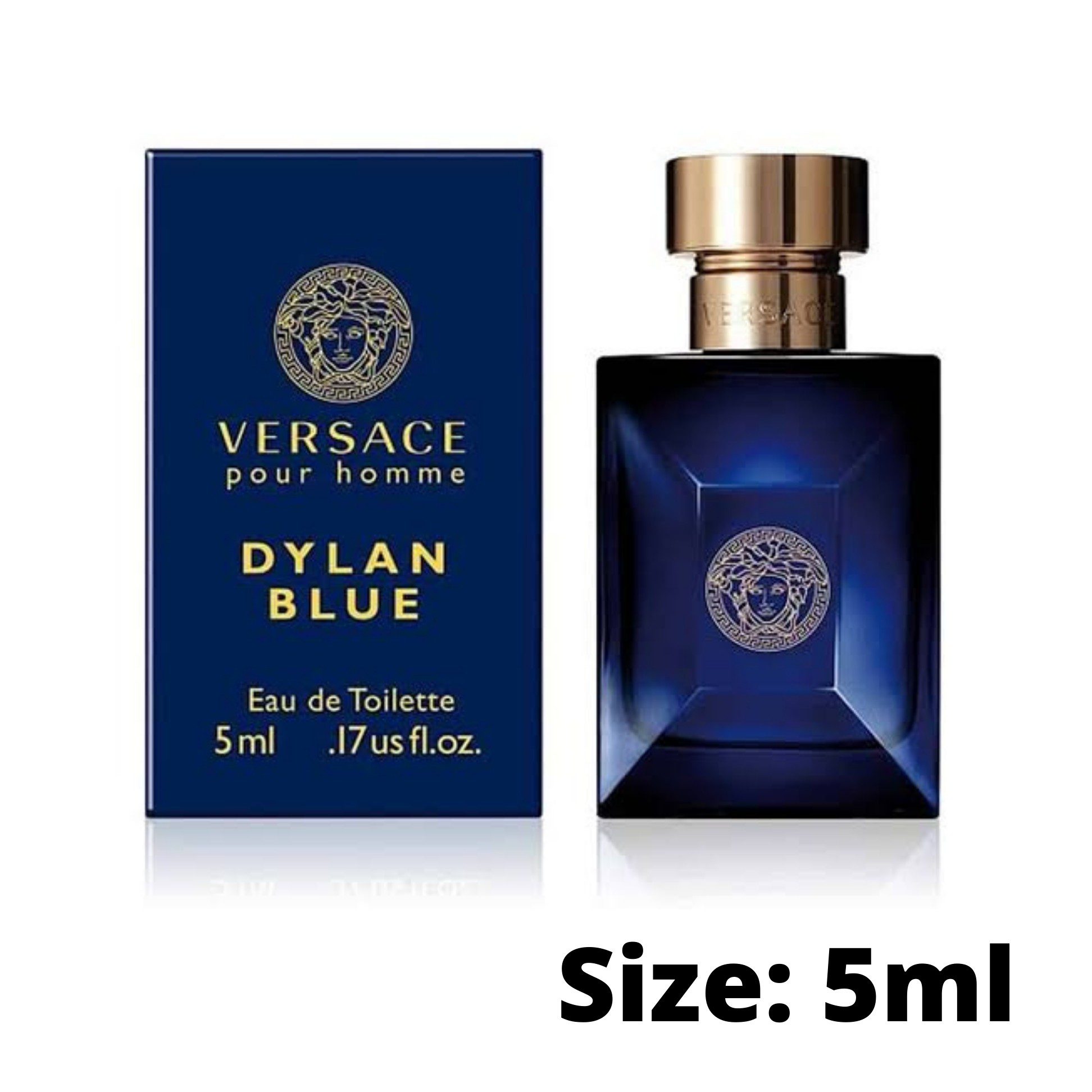 Dylan Blue By Versace EDT Mini Perfume For Men (5ml)