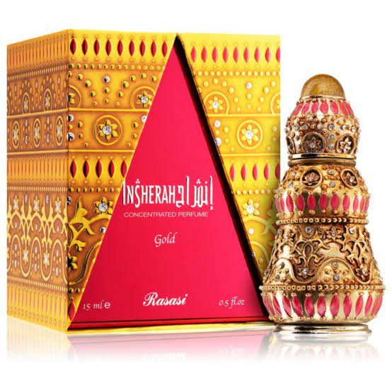 Insherah Gold Perfume Oil - 15 Ml (0.5 oz) by Rasasi
