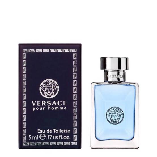 Versace pour homme mini by Versace for Men – 5 ml EDT Splash (Mini)
