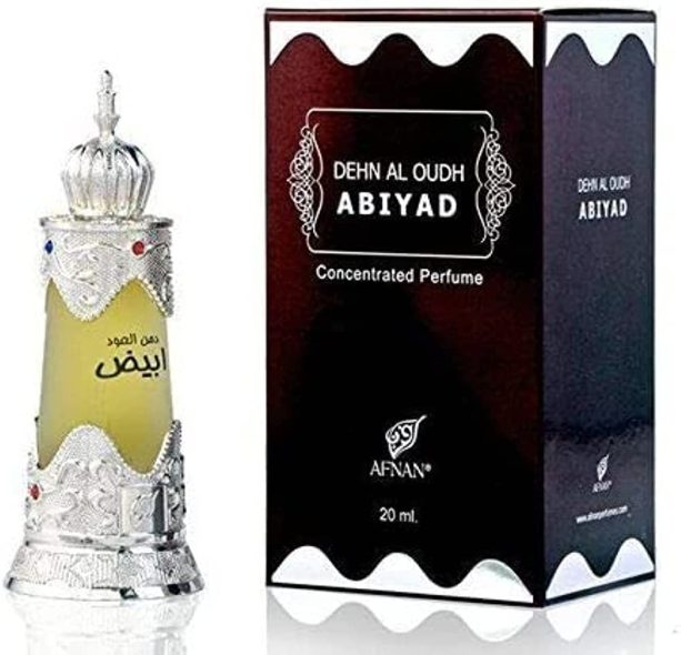 Afnan Dehn Al Oud Abiyad Perfume Oil Attar 20ml
