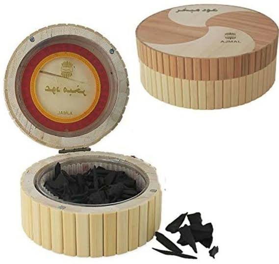 Ajmal Oud Mubakhar 25gms Bamboo Box (Bakhoor)