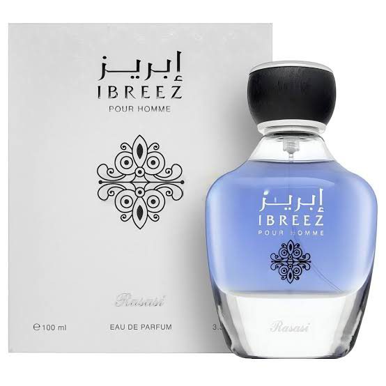 Rasasi Ibreez Pour Homme EDP Spray 100ml  | Long Lasting, Citrusy, Aquatic, Refreshing, Masculine Scent.