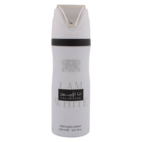 Lattafa Ana Abiyedh I Am White Perfumed Body Spray 200ml
