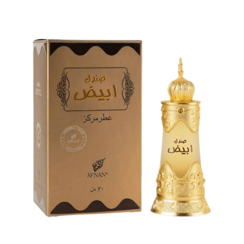 Afnan Sandal Abiyad Concentrated Perfume Oil Attar 20ml