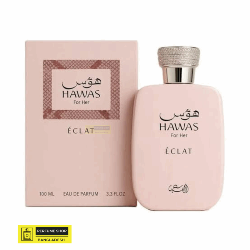 Rasasi Hawas Eclat Eau de Parfum for Women – 100ml | Long-Lasting Floral & Fruity Fragrance