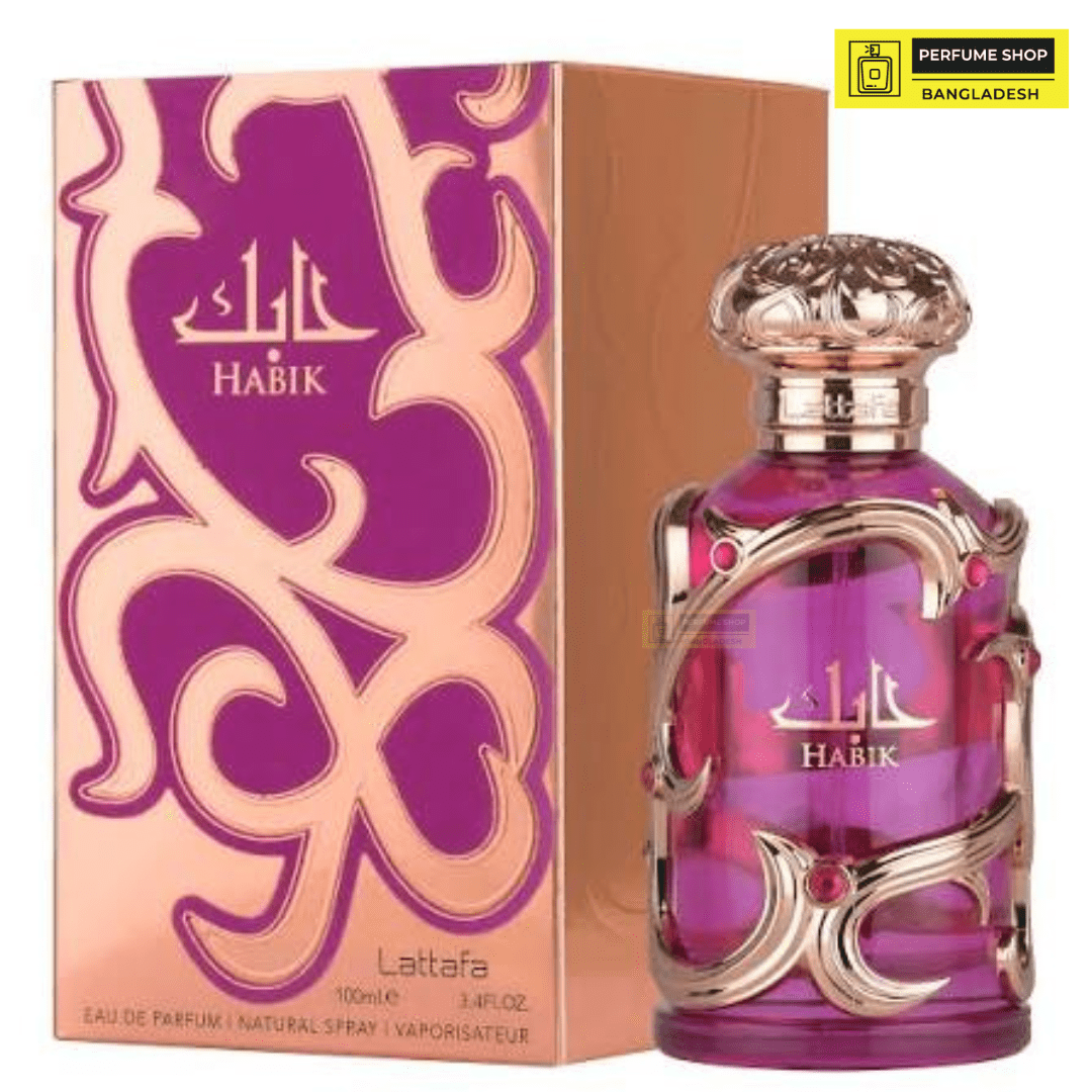Lattafa Habik for Women Eau de Parfum Spray 100ml – Elegant Floral Fruity Fragrance