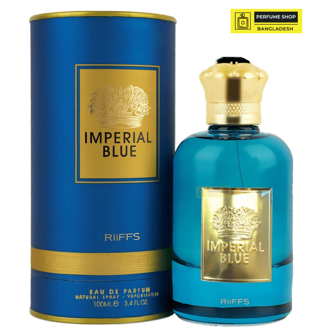 Riiffs Imperial Blue Eau De Parfum for Men – 100ml | Long Lasting Luxury Perfume Inspired by EROS