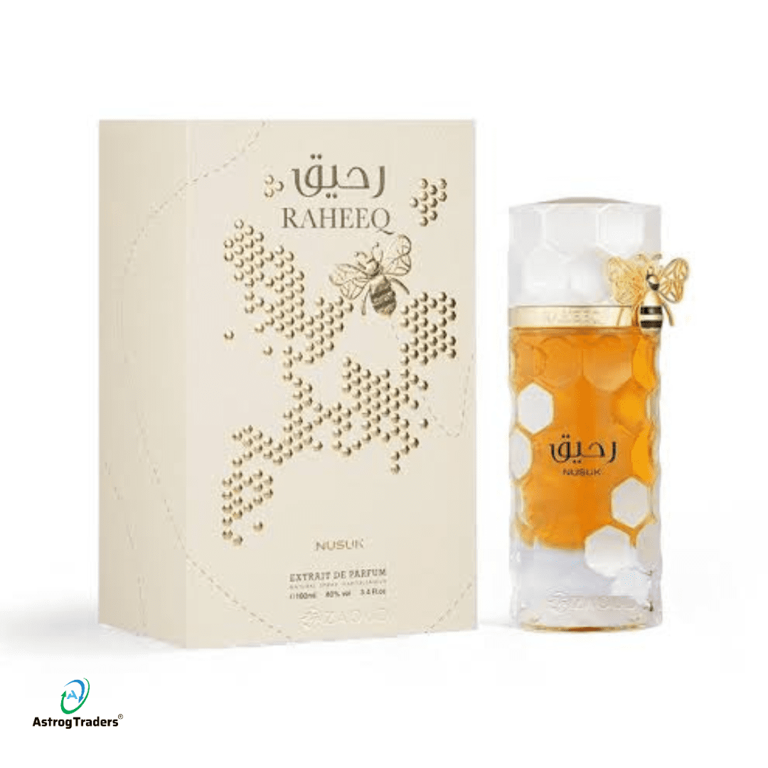 Nusuk Raheeq 100ml Extrait de Parfum | Honey & Gourmand Scent | RIIffs Parfums
