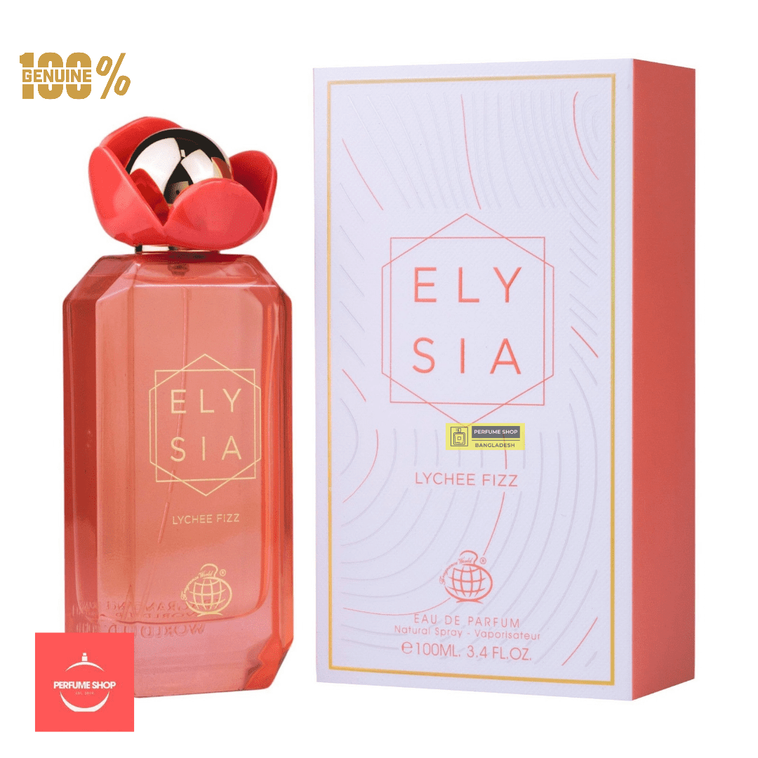 Fragrance World Elysia Lychee Fizz 100ml EDP | Inspired by Kayali's Eden Sparkling Lychee | 39