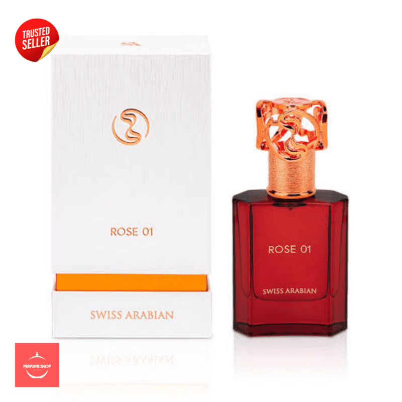 Swiss Arabian Rose 01 Eau De Parfum for Women | Long-Lasting Floral Fragrance | Luxury Arabian Perfume | 50ml