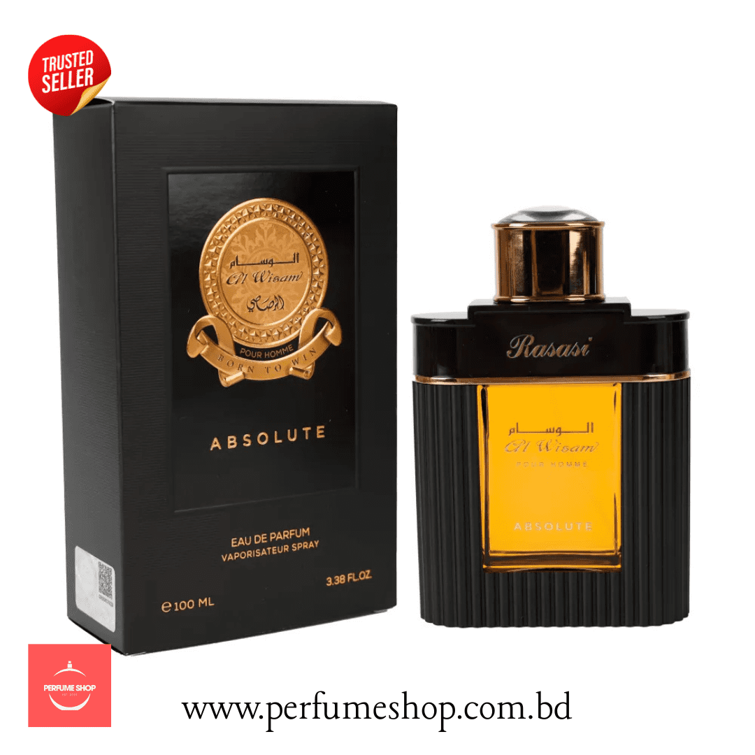 Rasasi Al Wisam Absolute EDP 100ml For Man – Intense Masculine Fragrance